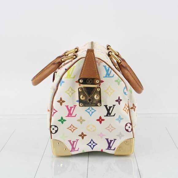 LV White Multicolor SPEEDY 30 TRUNK VERSION - Picture 3 of 6
